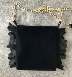 ベロアポシェット