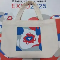 EXPO2025 ミャクミャク ミニトートバッグ フェイス ランチ
