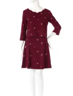 サキソニー エンブロイダリー セットアップJILL by JILL STUART