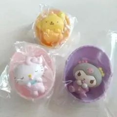 キティちゃん・ポムポムプリン・マイメロディ 食玩 フィギュア 3体セット