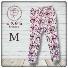 新品 axes femme 花柄 ズボン ストレッチ パンツ 森ガール y2k