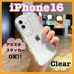 iPhone16 スマホ ケース 韓国 クリア アクスタ ステッカー 推し活