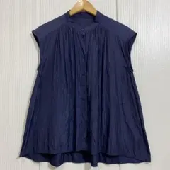 美品 DoCLASSE 艶デシン・フレンチスリーブブラウス 11