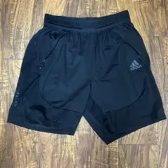 adidas HEAT.RDY ブラックショートパンツ　Lサイズ