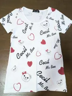 CECIL Mc BEE 半袖Tシャツ クマ/M