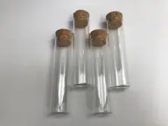 試験管　ガラス容器　自立式試験管　4本