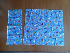 アンパンマンキャラクター生地 はぎれ　布　68×27と 68×75
