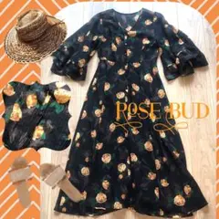最終価格*美品*ローズパッド*フェミニンワンピース