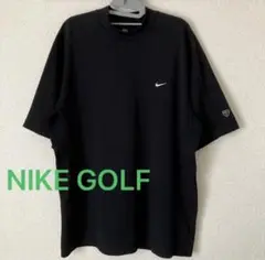 NIKE GOLF モックネック半袖シャツ（メンズXLサイズ）ブラック