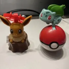 【匿名配送】マクドナルド ハッピーセット ポケモン フシギダネ＆イーブイ