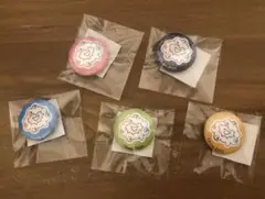ミャクミャク缶バッチ　5個セット　ミャクミャクチャレンジ　おまけ付き