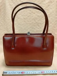 茶ブラウン ハンドバッグ ショルダーバッグ