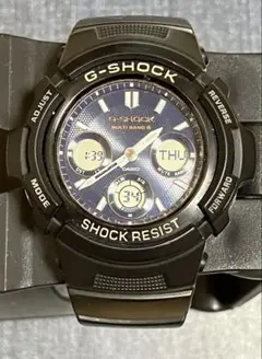 美品　CASIO カシオG-SHOCK Gショック AWG-M100SB-2AJ