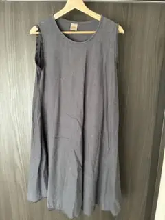 jena ノースリーブ グレー Aラインワンピース