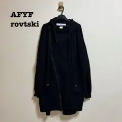 AFYF ASYME ZIP PARKA アシメジップパーカー