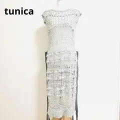 tunica チュニカ ローゲージニットドレス ワンピース