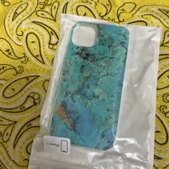 iPhone 13 青緑色 マーブルケース