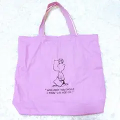 スヌーピー SNOOPY サリー ショルダーバッグ トートバッグ パープル