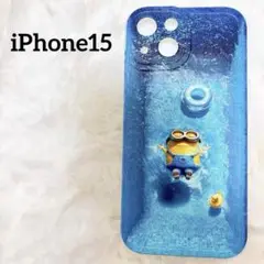 匿名配送❣️35 iPhone15 ソフトケース　ミニオン　クリアケース