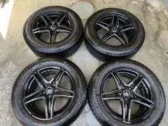 アルファード・ヴェルファイア　ブリザック　225/60R17 ブラックホイール