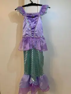 マーメイドドレス 紫と緑 アリエル
