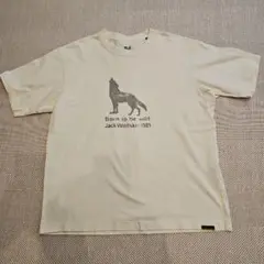 Jack Wolfskin クリーム色 Tシャツ
