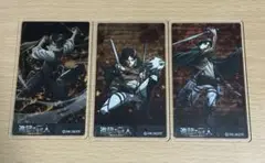 進撃の巨人 アクリルカード 3枚セット