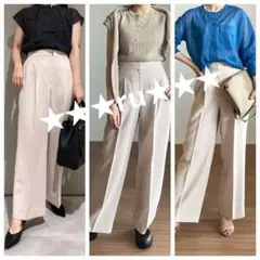 PLST 2023SS テックツイルワイドパンツ S