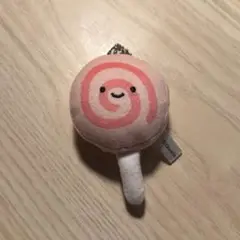 にっこりーノ　お菓子のぬいぐるみ　ペロペロキャンディー　ガチャガチャ