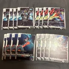 ガンダムカードゲーム ニュータイプライジング 白 学園 4種 各4枚