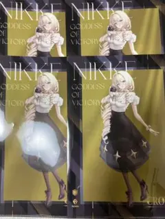 クラウン 4枚 NIKKE クリアファイル ローソン 勝利の女神