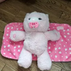 だっこしてネルン　ピンク　くま