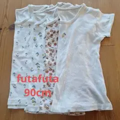 ベビーシャツ肌着 90cm 花柄・果物柄