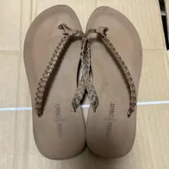 MINNETONKA ビーチサンダル ブラウン