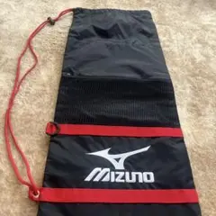 Mizuno テニスラケットバッグ 黒/赤