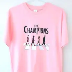 【新品美品】リバプール プレミア19回優勝記念Tシャツ ピンクビートルズ風