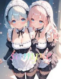 c114 美少女 かわいい イラスト 下着 コスプレ セクシー A4ポスター
