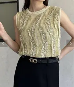 Thevon フリンジノースリニット