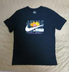 Nike フラワープリント Tシャツ 黒XL
