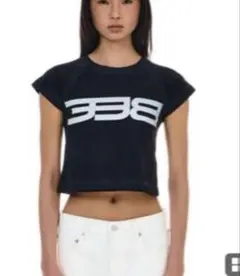 BEEDEN COMPACT SPRAY PRINT TEE 半袖 Tシャツ 黒