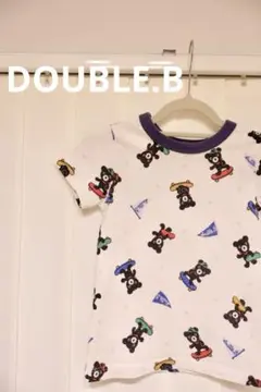 【MIKI HOUSE/DOUBLE.B 】 ダブルビー Tシャツ 110㎝