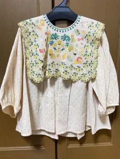 yukiemon Anniversaryへんてこブラウス 刺繍 Mサイズ
