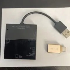 サンワサプライ USBカードリーダー ADR-ML15BK