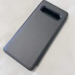 Galaxy S10 手帳型 ミラーケース　カバー　鏡　薄型　ブラック　黒