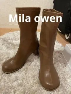 Mila owen2022ssブーツ新品タグ付き