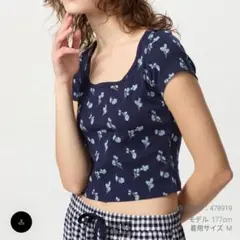 ポインテールスクエアネックT