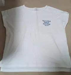 白ロゴTシャツ