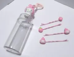 サンリオ マイメロディ ヘアピン&カラビナ付きケース