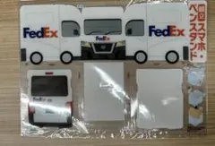 FedEx トラック型　ペン・スマホスタンド