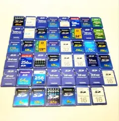 SDカード ４６枚セット 512MB 256MB 128MB など